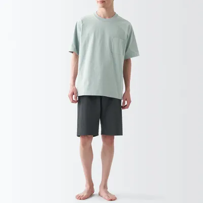 Men's Short Sleeve Loungewear Set