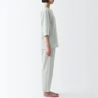 Women's Side Seamless 3/4 Sleeve Pajamas