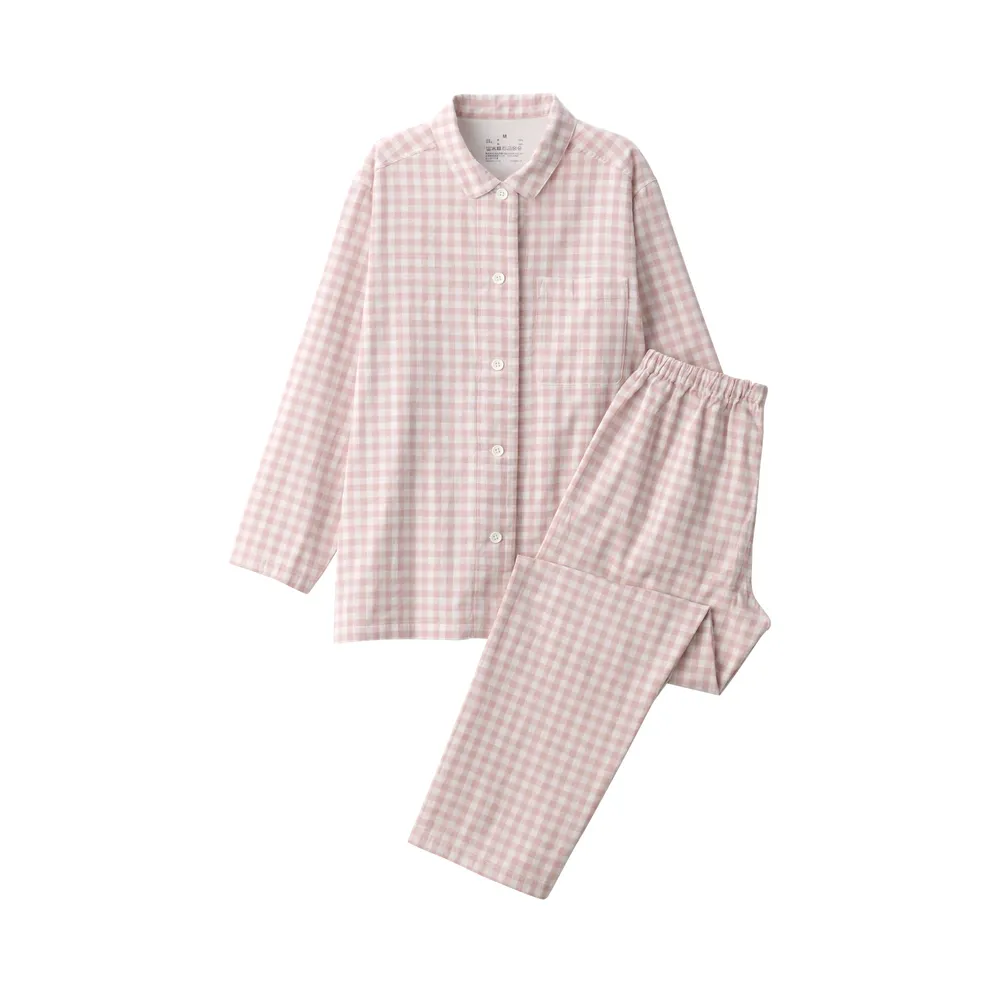 Women's Side Seamless Double Gauze Pajamas