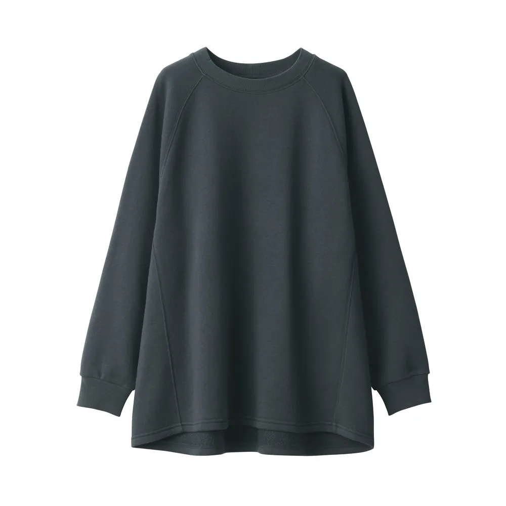 Women's Stretch French Terry Oversized Pullover
