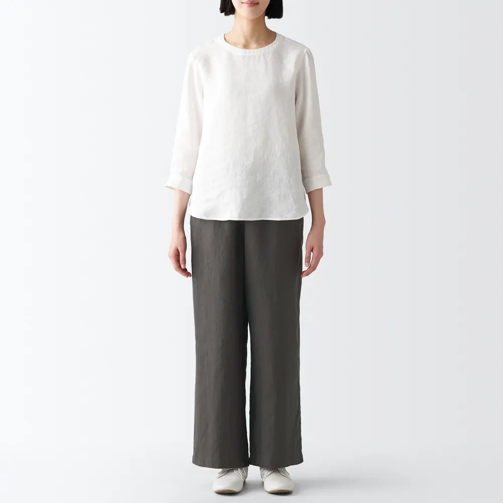 Women's Hemp Wide Pants