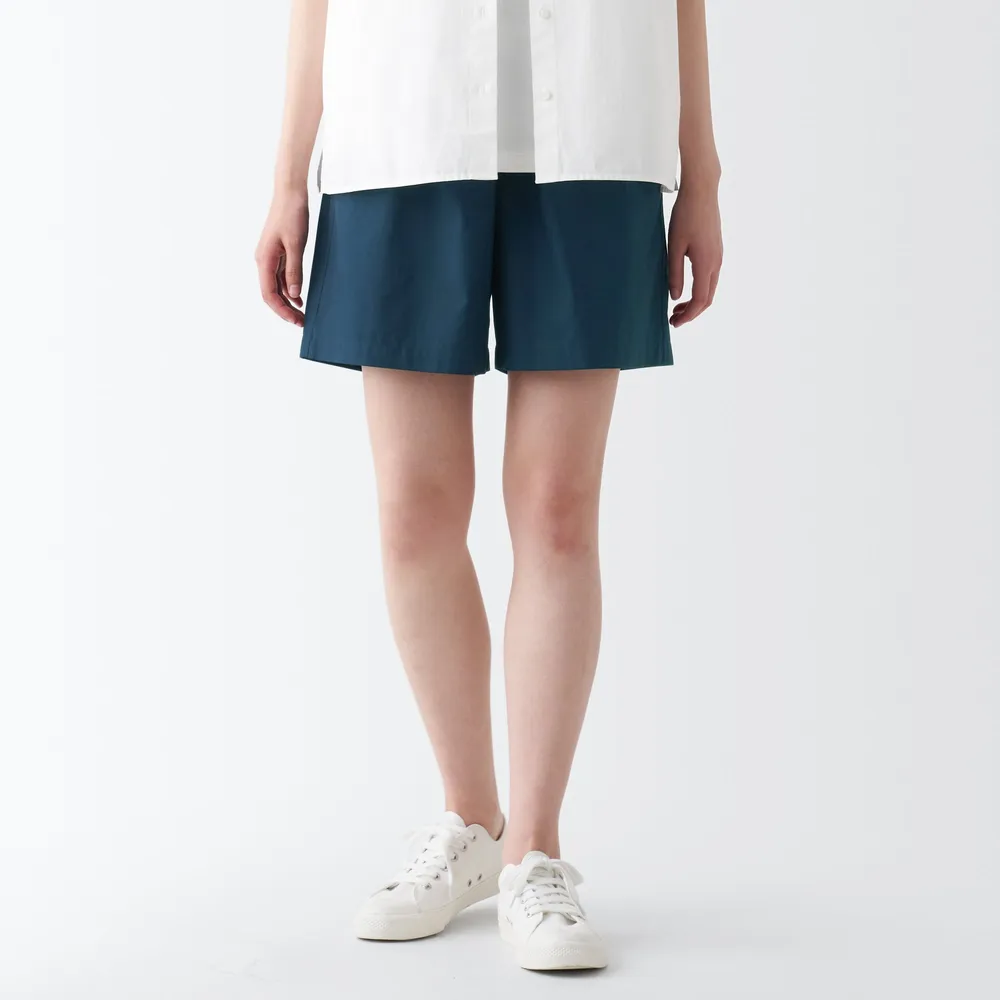 Ladies' Washed Broad Short Pants