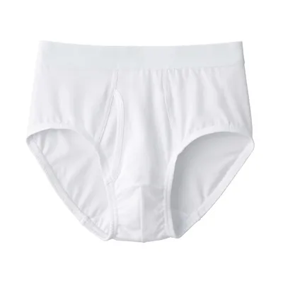 Men's Stretch Jersey Front Open Brief