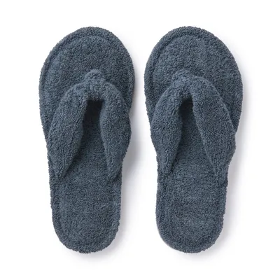 Cotton Pile Thong Slippers