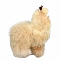 Alpaca Plush Teddy Bear/ Real Fur