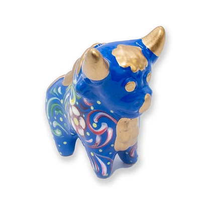 Ceramic Bull/ Hand Painted