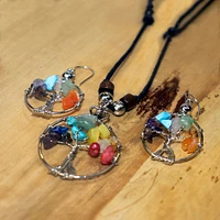 Tree Of Life Gemstone- Jewellery Set