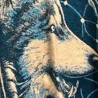 The Original Wolf Poncho- Blue Wolf