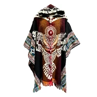 The Original Owl Poncho- Multicoloured