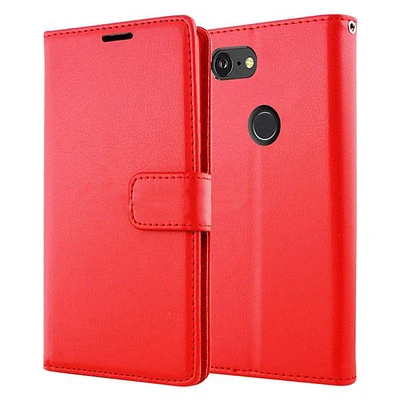 Google Pixel 3 Premium PU Leather Flip Wallet