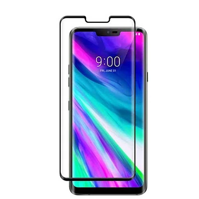 LG G8 ThinQ Tempered Glass Full Cover Black