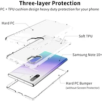 Samsung Note 10 Clear Hybrid Case