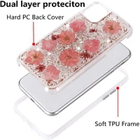 iPhone 11 real flower Case