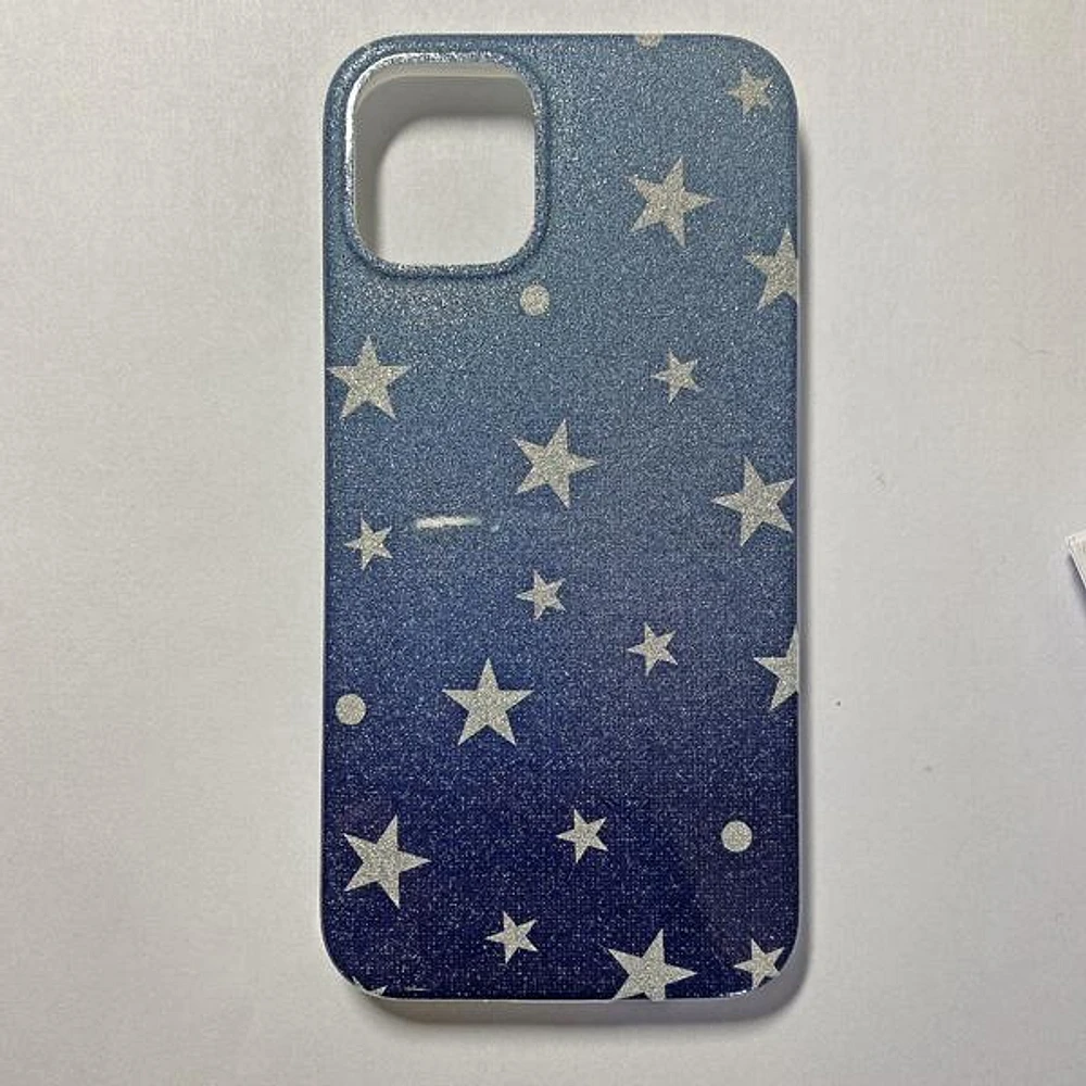 iPhone 12 Mini Glitter Flower & Star TPU