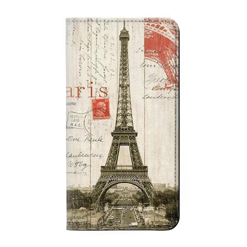 iPhone Plus Eiffel Tower Book wallet