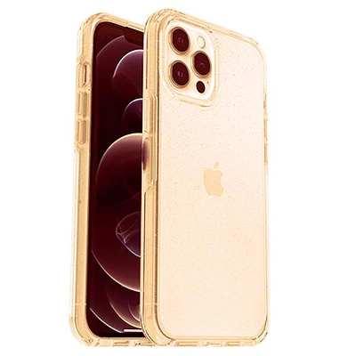 iPhone 12/12 Pro Flake Rose Pink Sym Case