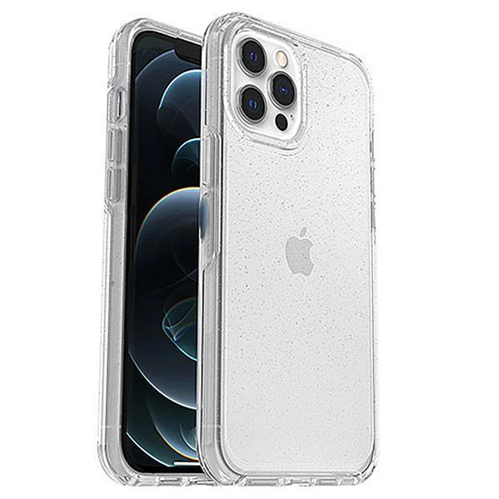 iPhone 13 Pro Max Silver Flake Clear Sym Case
