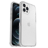 iPhone 12/12 Pro Silver Flake Clear Sym Case