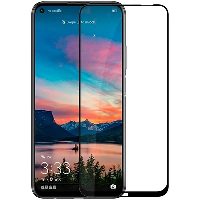 LG K61 Tempered Glass Full Cover Black