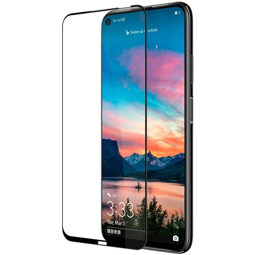 LG K61 Tempered Glass Full Cover Black