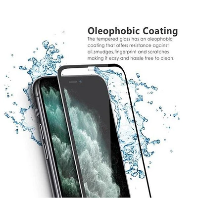 iPhone / Plus Tempered Glass Full Cover Black