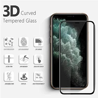 iPhone / Plus Tempered Glass Full Cover Black