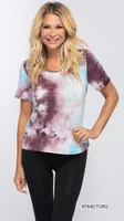 TYE DIE STYLE TOP ( TURQ)