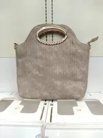 Vertical Lined Hand bag