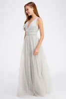 GREY PEARL MAXI GOWN