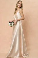 SATIN MAXI DRESS