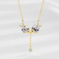 Cute necklace zircon