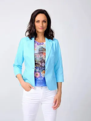 3/4Sleeves Jacket with 1 Button