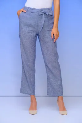 STYLISH DESIGNER PANT WITH POCKETS AND BELT