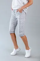 Grey Colored Designer Shorts with Pockets