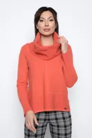 Persimmon Textured Sweater Top