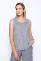 Button Trim Multi Seam Tank