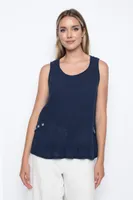 Ruffle Hem Tank