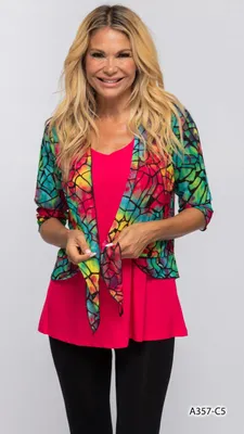 MULTICOLOR SHORT  COVERUP PRINT-C5