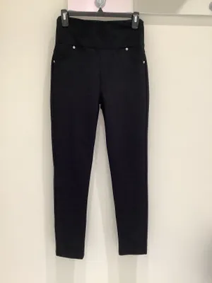 Black Plain Slims Pants