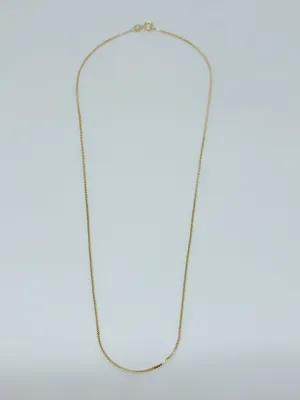 Gold plated sterling silver chain box design