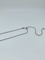 Sterling silver chain with adjustable length