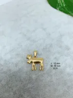 Moose stainless steel pendant