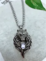 Wolf Stainless steel pendant