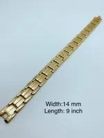 Gold plated stainless steel bracelet