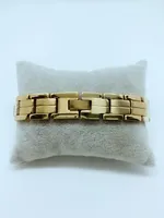 Gold plated stainless steel bracelet