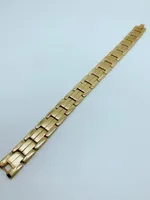 Gold plated stainless steel bracelet