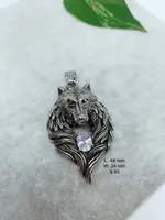 Wolf Stainless steel pendant