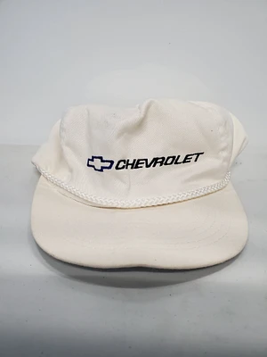 Mens Vintage 80s Chevrolet Strapback Hat