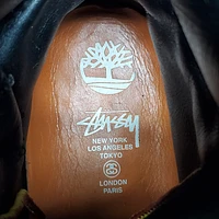 Mens Stüssy x Timberland 6-Inch Boots Size 8US