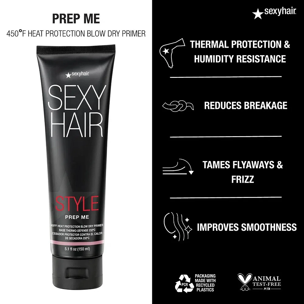 Prep Me 450°F Heat Protection Blow Dry Primer
